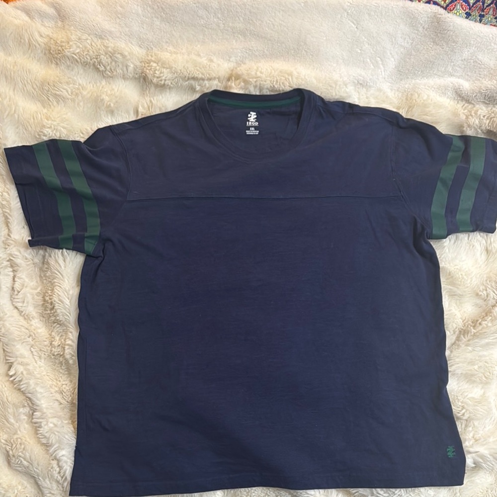 Izod Blue and Green Short Sleeve Tee